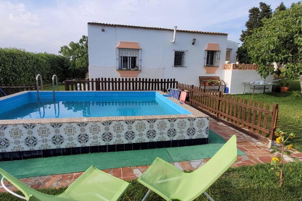 치클라나 데 라 프론테라 Casa Con Piscina Privada Y Jardin 빌라 외부 사진