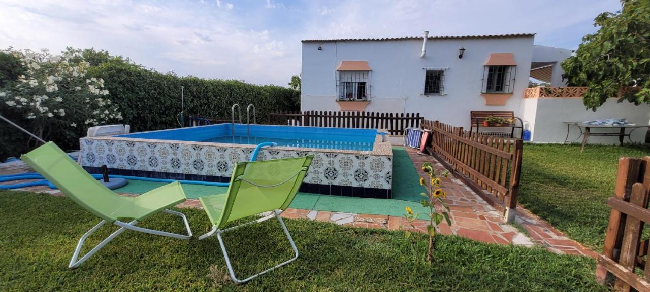 치클라나 데 라 프론테라 Casa Con Piscina Privada Y Jardin 빌라 외부 사진